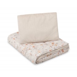 KOMPLET DO ŁÓŻECZKA VELVET BLOOM BEIGE