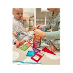 WOOPIE 49973 Magnetyczne klocki konstrukcyjne Montessori