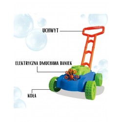 WOOPIE 506430 Kosiarka bańki mydlane dźwięki / płyn