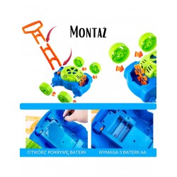 WOOPIE 506430 Kosiarka bańki mydlane dźwięki / płyn