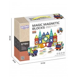 WOOPIE 54870 Klocki magnetyczne 71 el.