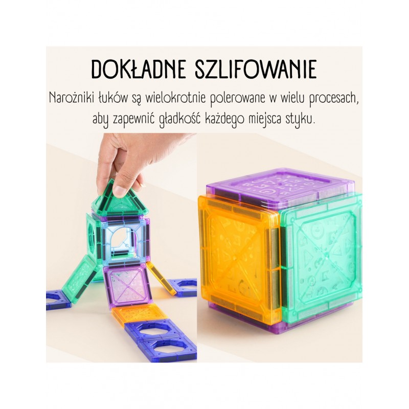 WOOPIE 54979 Klocki magnetyczne 110 el.