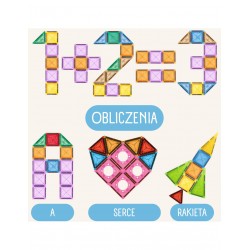 WOOPIE 54979 Klocki magnetyczne 110 el.