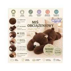 WOOPIE 58410 Pluszak obciążeniowy Miś Balboa 65 cm 2,5 kg