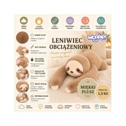 WOOPIE 58427 Pluszak obciążeniowy Leniwiec 65cm 1,5 kg