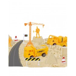 WOOPIE 58762 Magnetyczny piasek kinetyczny Plac budowy
