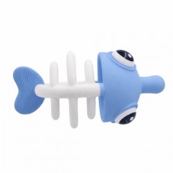 Mombella 02103 Gryzak Uspokajający Rybka 3w1 Light Blue
