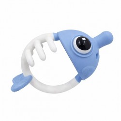 Mombella 02103 Gryzak Uspokajający Rybka 3w1 Light Blue