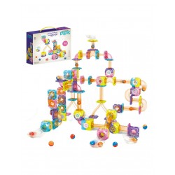 WOOPIE 53224 Klocki magnetyczne Tor kulkowy 89 el.