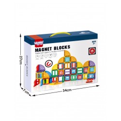 WOOPIE 54856 Klocki magnetyczne 100 el.