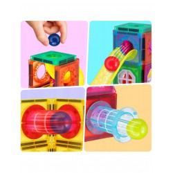 WOOPIE 54917 Klocki magnetyczne Tor kulkowy 42 el.