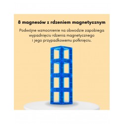 WOOPIE 54986 Klocki magnetyczne Nauka liczenia 70 el.