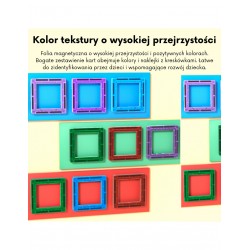 WOOPIE 54986 Klocki magnetyczne Nauka liczenia 70 el.