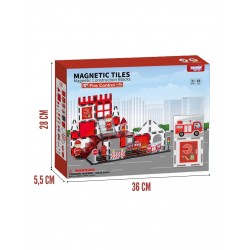 WOOPIE 55013 Klocki magnetyczne Straż Pożarna 48 el.
