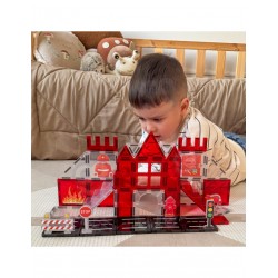 WOOPIE 55013 Klocki magnetyczne Straż Pożarna 48 el.