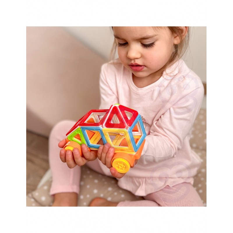 WOOPIE 55044 Klocki magnetyczne konstrukcyjne 22 el.