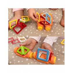 WOOPIE 55044 Klocki magnetyczne konstrukcyjne 22 el.