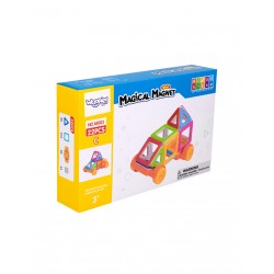 WOOPIE 55044 Klocki magnetyczne konstrukcyjne 22 el.