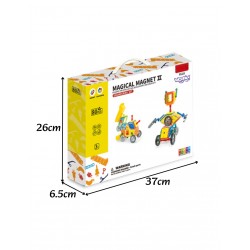 WOOPIE 55051 Klocki magnetyczne konstrukcyjne Pojazdy