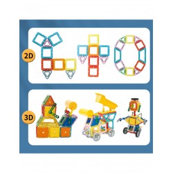 WOOPIE 55051 Klocki magnetyczne konstrukcyjne Pojazdy