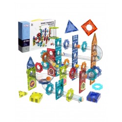 WOOPIE 55945 Klocki magnetyczne Tor kulkowy 113 el.