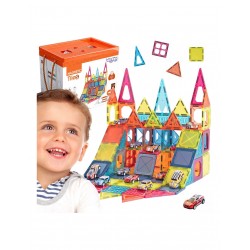 WOOPIE 55990 Klocki magnetyczne 7,5 cm Parking 112 el.