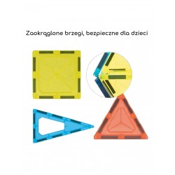 WOOPIE 55990 Klocki magnetyczne 7,5 cm Parking 112 el.