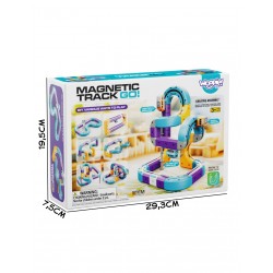 WOOPIE 58496 Zestaw konstrukcyjny tor magnetyczny 54 el.