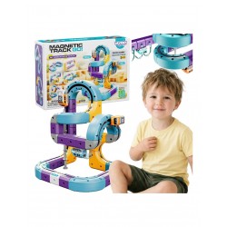 WOOPIE 58496 Zestaw konstrukcyjny tor magnetyczny 54 el.