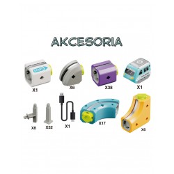 WOOPIE 58496 Zestaw konstrukcyjny tor magnetyczny 54 el.