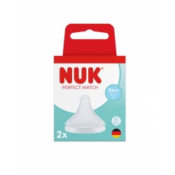 NUK 124032 Smoczek do butelki 2 szt. S silikon