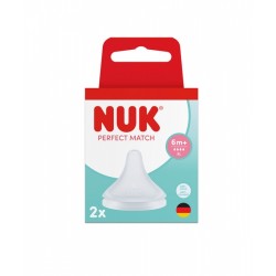 NUK 124035 Smoczek do butelki 2 szt. XL silikon