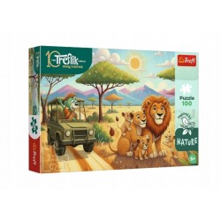 TREFL 16593 Puzzle 100 Lwy / Rodzina Treflików