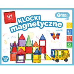 SMILY PLAY SP85382 Klocki magnetyczne 61 el.