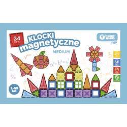 SMILY PLAY SP85384 Klocki magnetyczne 34 el.