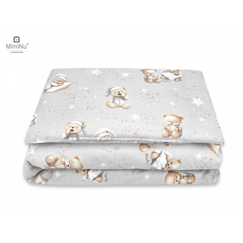 KIECZMERSKI Pościel C-2 100x135 cm MIMINU DESIGN Dobranocka szary