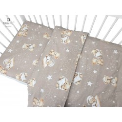 KIECZMERSKI Pościel C-2 100x135 cm MIMINU DESIGN Dobranocka szary