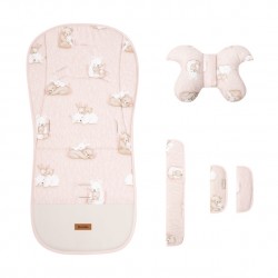 WKŁADKA DO WÓZKA DELUXE MUŚLIN BEAR AND RABBIT