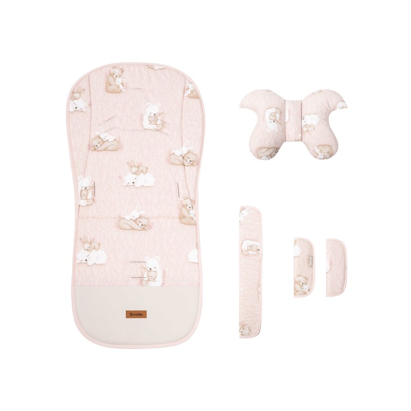 WKŁADKA DO WÓZKA DELUXE MUŚLIN BEAR AND RABBIT