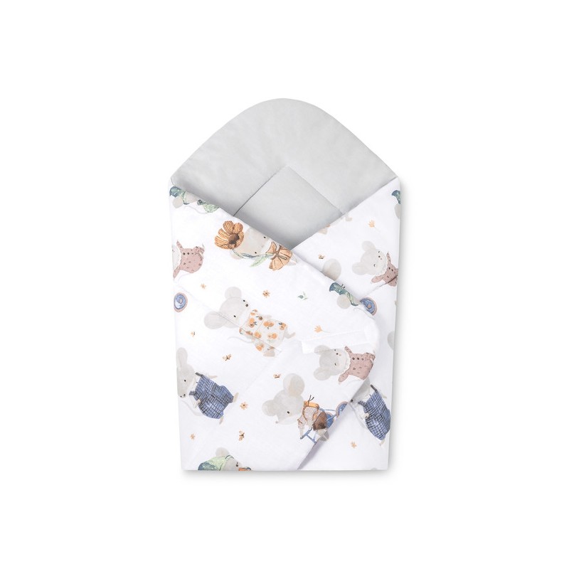 ROŻEK BAWEŁNA MOUSE GREY 75X75