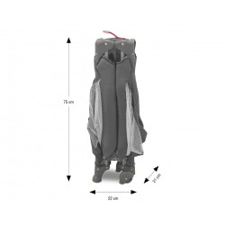 MILLY MALLY 445 Łóżeczko turystyczne Mirage Dark Grey