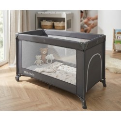 MILLY MALLY 445 Łóżeczko turystyczne Mirage Dark Grey