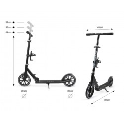 MILLY MALLY 6257 Scooter Ultimate Black