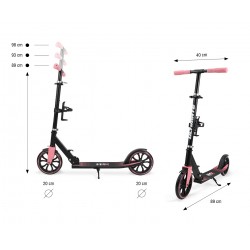 MILLY MALLY 6258 Scooter Ultimate Pink