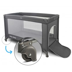 MILLY MALLY 445 Łóżeczko turystyczne Mirage Dark Grey