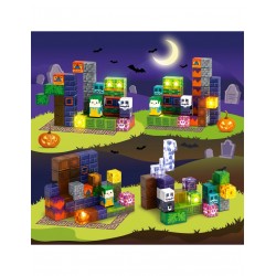 WOOPIE 58878 Klocki magnetyczne świecące Halloween 63