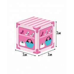 WOOPIE 58984 Klocki magnetyczne sześciany magnesy 86 el.