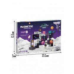 WOOPIE 58991 Magnetyczne kostki konstrukcyjne Kosmos