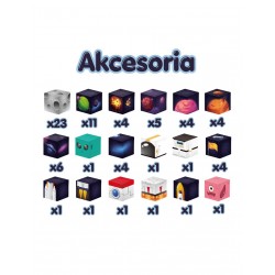 WOOPIE 58991 Magnetyczne kostki konstrukcyjne Kosmos