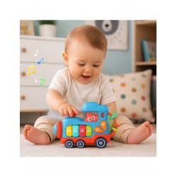 WOOPIE BABY 59189 Interaktywne muzyczne pianinko lokomotywa